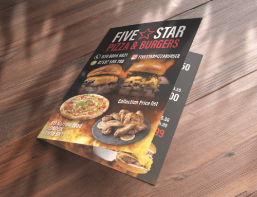 Fivestar pizza – Design & Printing