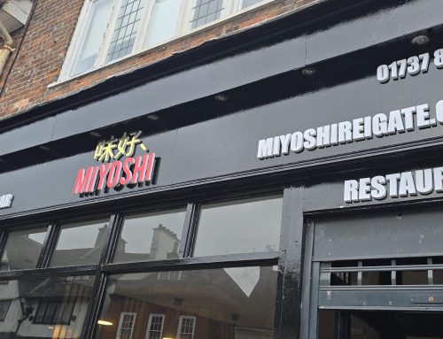 Miyoshi’s Japanese restaurant Signage