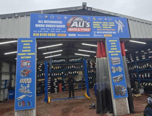 Ali’s tyre signage